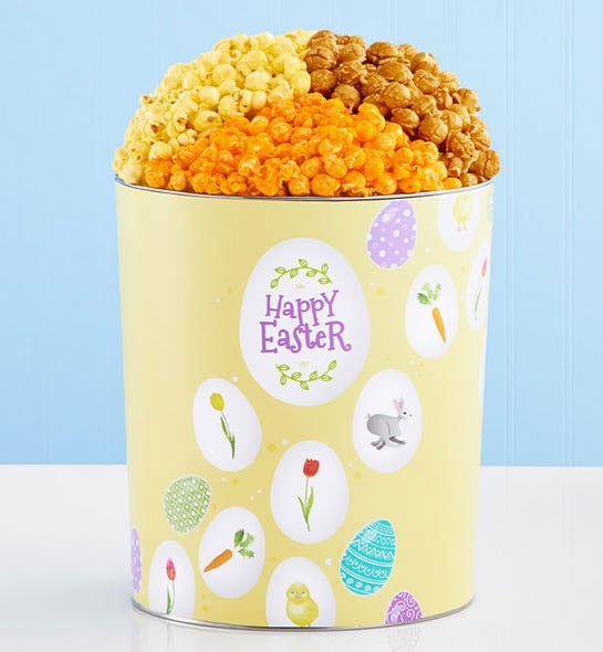 The Popcorn Factory Happy Easter 3.5G 3-Flavor Tin